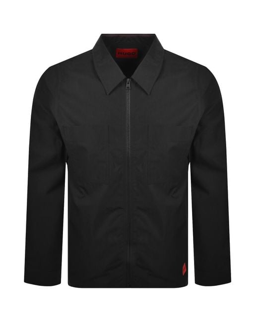 HUGO Black Evalom Overshirt Jacket for men