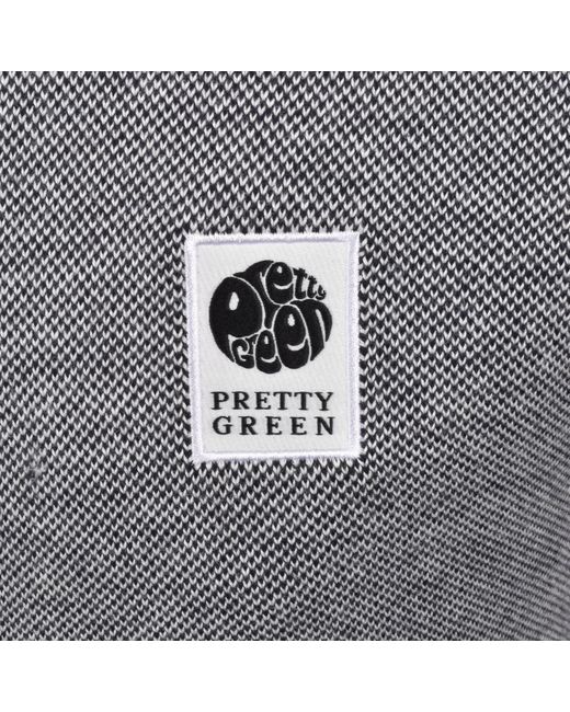 Pretty Green Gray Roxy Knit Shirt for men