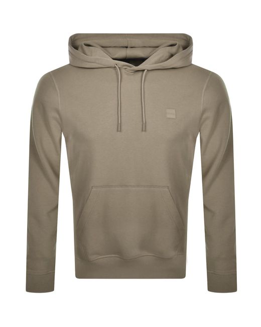 Boss Gray Boss Wetalk Pullover Hoodie Light for men