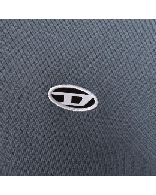 DIESEL Blue S Rob Doval Hoodie Bue for men