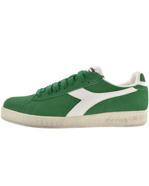 Diadora Green Game L Low Suede Trainers for men