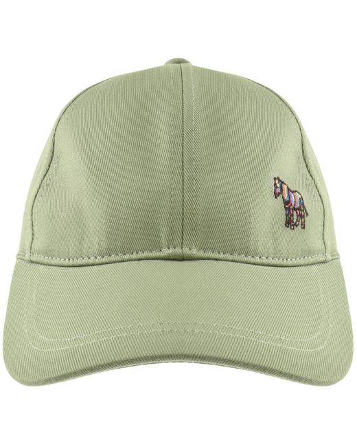Paul Smith Green Zebra Baseball Cap for men