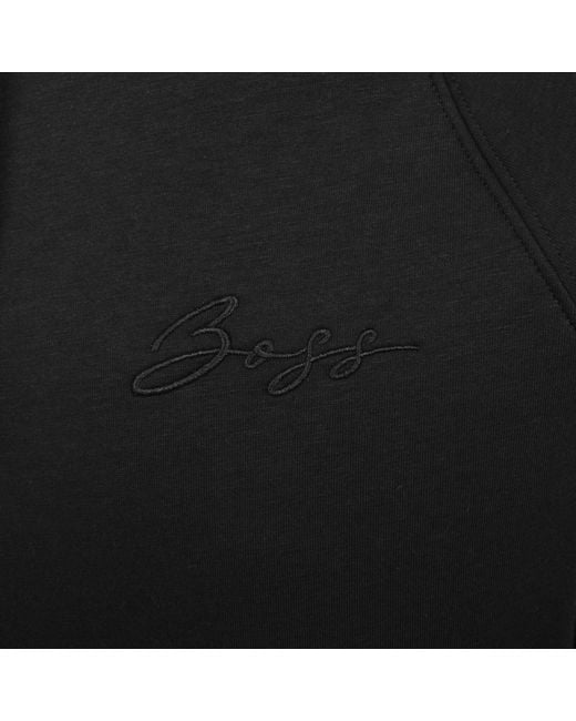 BOSS BUSINESS Black Boss C Stevens Hoodie for men