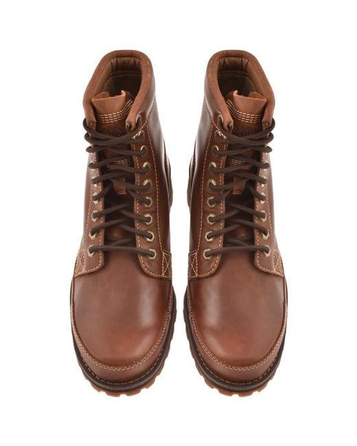 Timberland Brown Originals 6 Inch Nubuck Boots for men