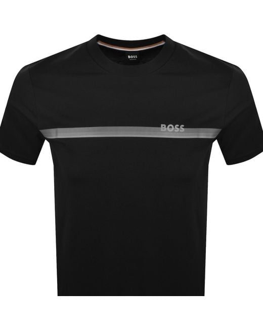 BOSS BUSINESS Black Boss Authentic Short Set for men