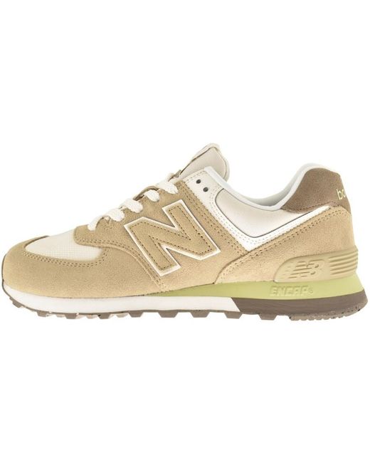 New Balance 574 Trainers in White for Men Lyst