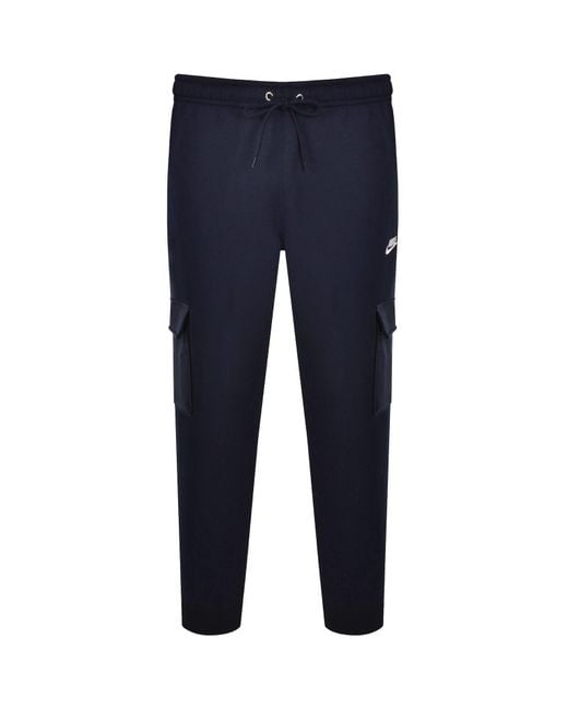 Nike Blue Cargo Jogging Bottoms for men