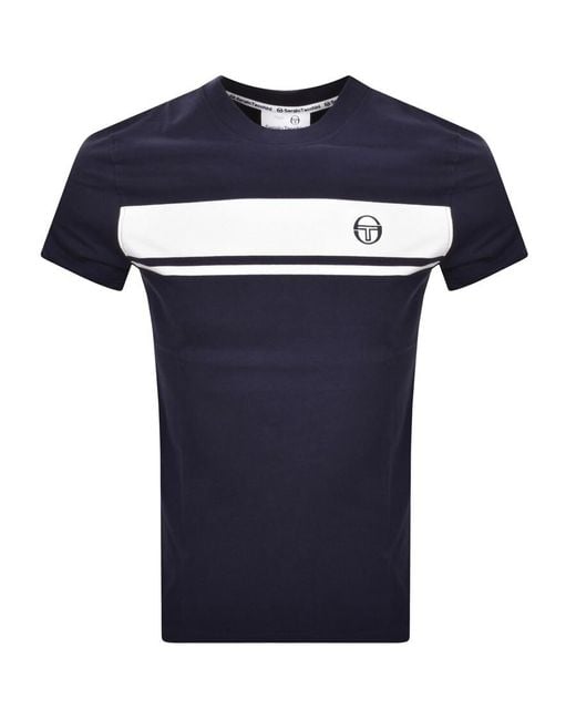 Sergio Tacchini Blue Logo T Shirt for men