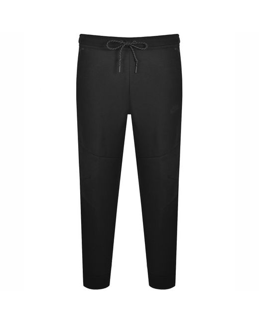 nike tech fleece slim fit joggers black