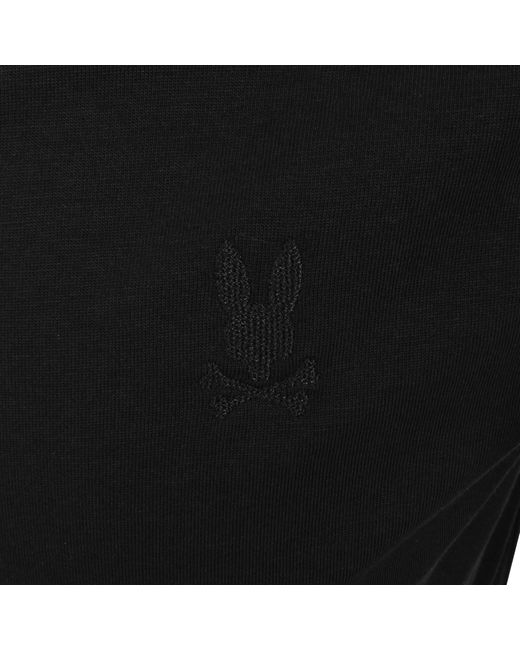 Psycho Bunny Black Bryan Camp Collar Shirt for men