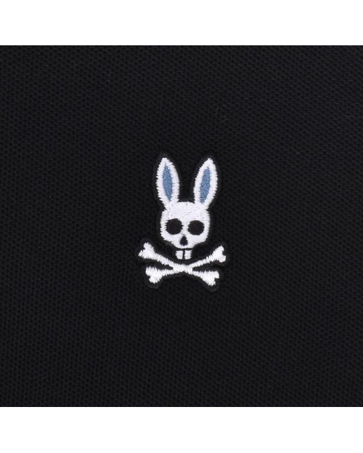 Psycho Bunny Black Bloomington Polo T Shirt for men