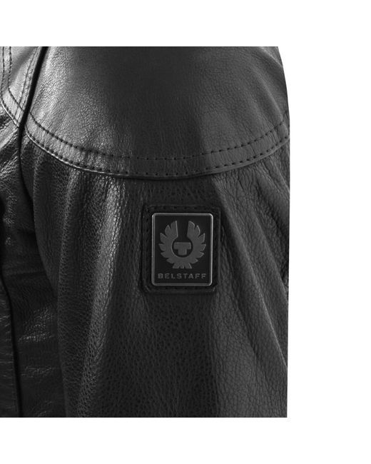 Belstaff Black Gangster Hand Waxed Jacket for men