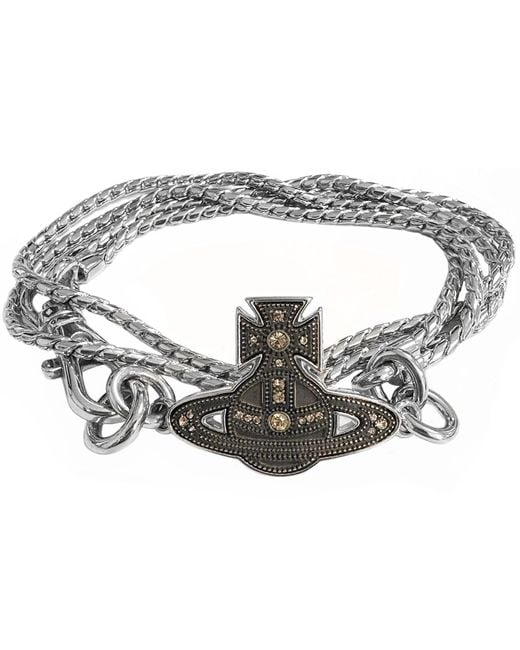 Vivienne Westwood Laszlo Bracelet in Metallic for Men | Lyst UK