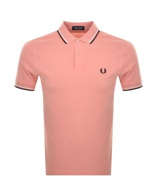 Fred Perry Cotton Twin Tipped Polo T 