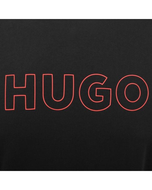 HUGO Black Ezra T Shirt for men