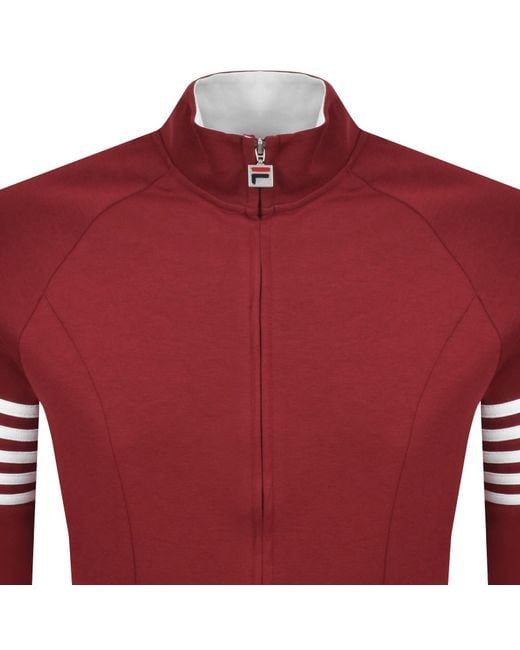 Fila Red Fila Patrice Zip Track Top for men