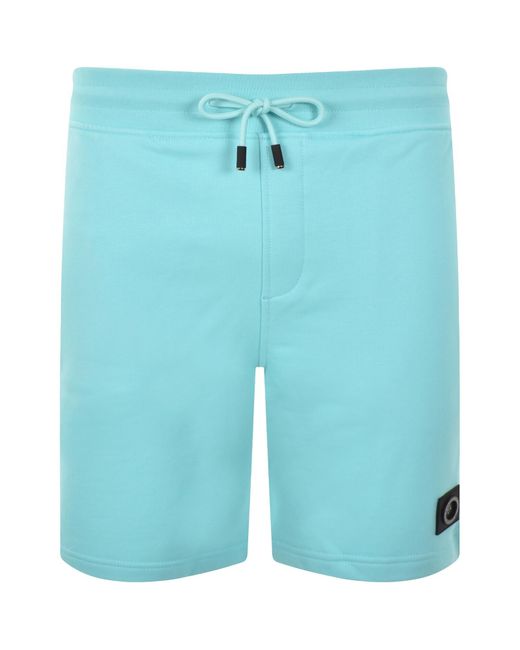 Marshall Artist Blue Siren Loopback Shorts Aqua for men