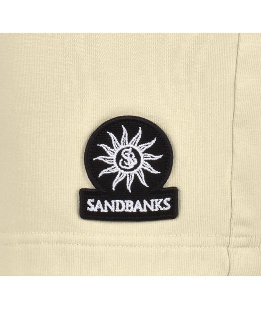 Sandbanks Natural Badge Logo Shorts for men