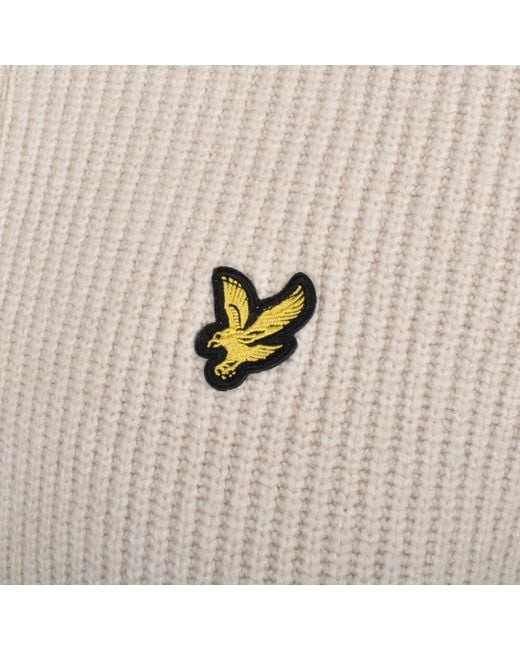 Lyle & Scott Gray Quarter Zip Jumper for men