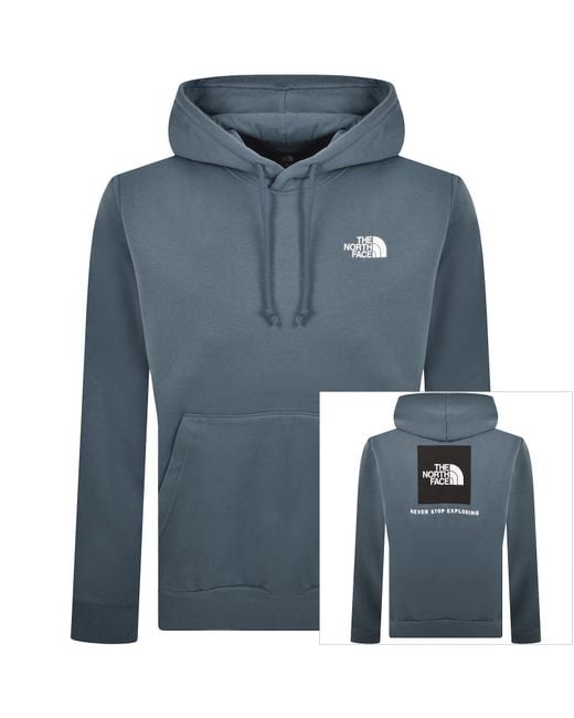 The North Face Blue Evo Box Hoodie for men