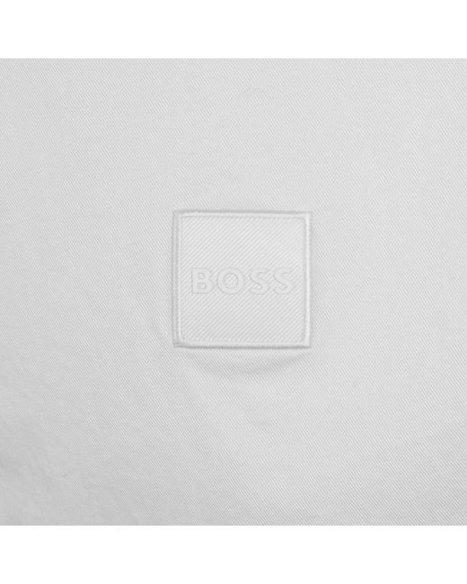 Boss Gray Boss Ricoplus Shirt for men