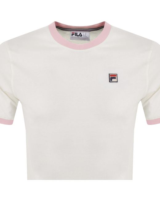 Fila White Marconi T Shirt for men