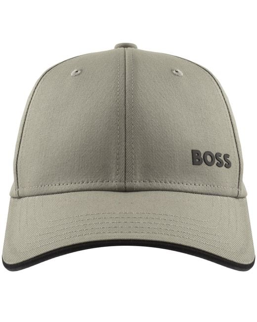 Boss Gray Boss Bold Baseball Cap for men