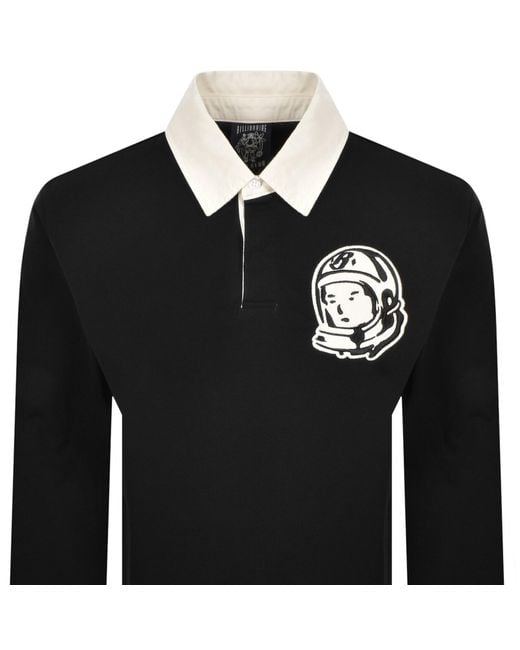 BBCICECREAM Black Astro Rugby Polo for men