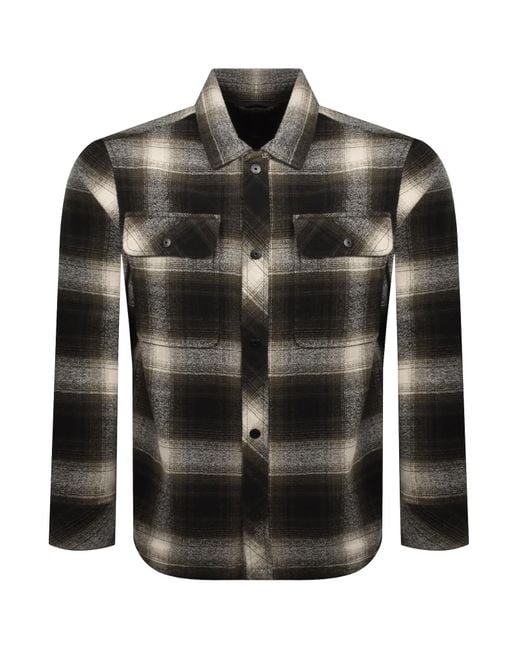 G-Star Black G-Star Check Overshirt for men