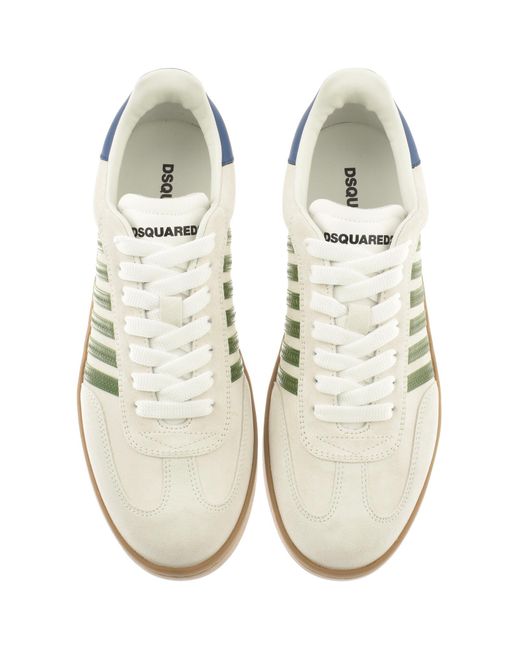 DSquared² White Boxer Trainers for men