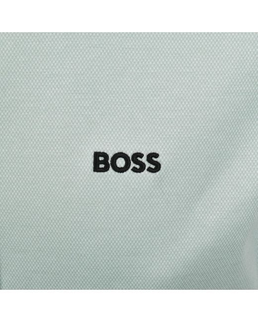 Boss Blue Boss St Motion Short Sleeve Shirt for men