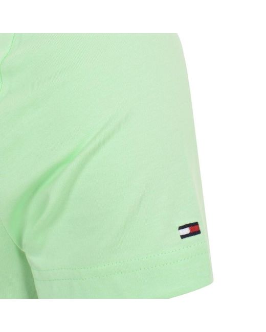 Tommy Hilfiger Green Logo T Shirt for men