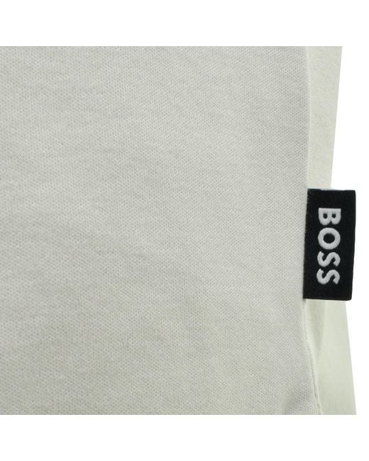 BOSS BUSINESS White Boss H Tessler 199 Jersey T Shirt Off for men