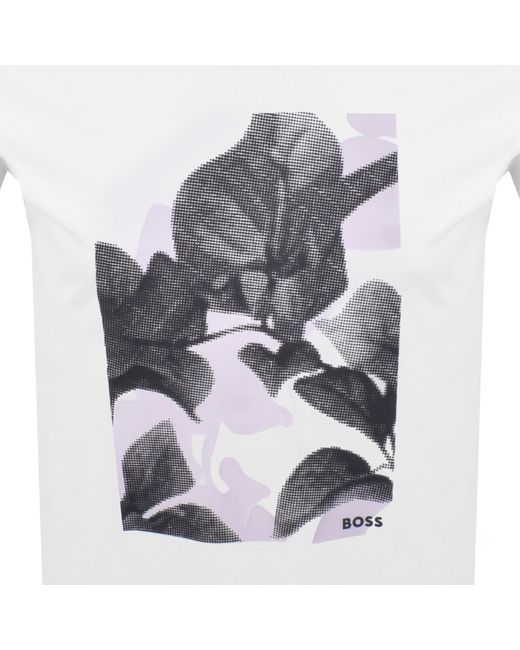 BOSS BUSINESS White Boss Thompson 239 T Shirt for men