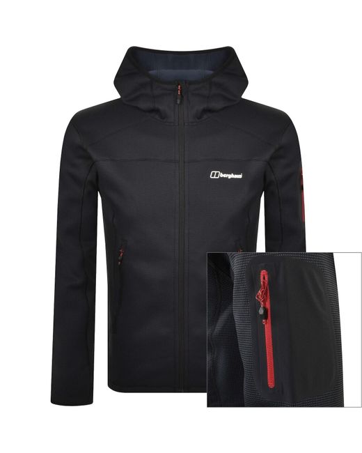 Berghaus Black Pravitale 2.0 Hooded Jacket for men