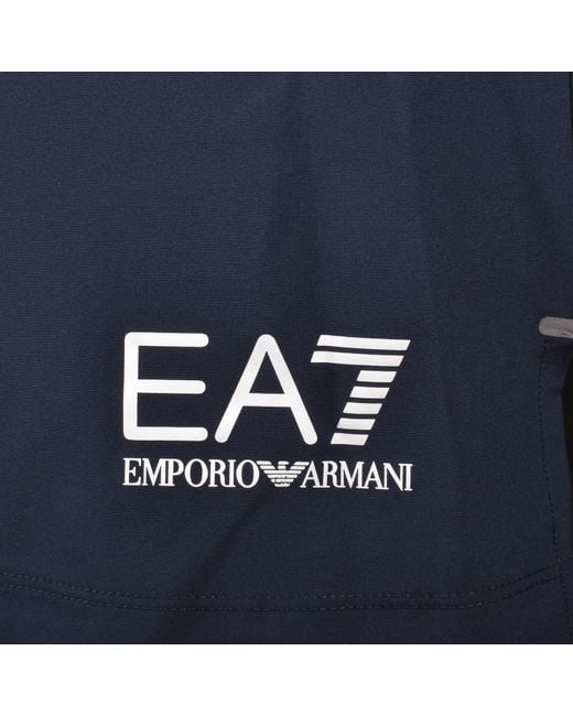 EA7 Blue Emporio Armani Shorts for men