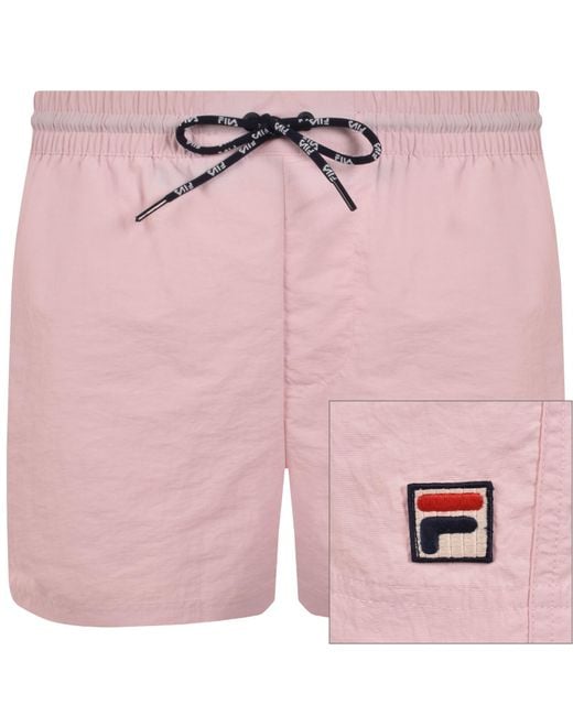 Fila Pink Fila Artoni Swim Shorts for men
