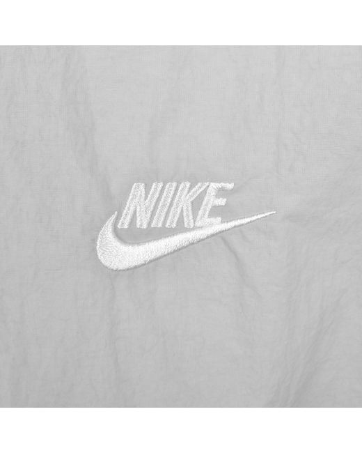 Nike Gray Club Oversized Woven Track Jacket for men