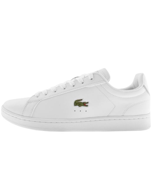Lacoste White Carnaby Pro Trainers for men