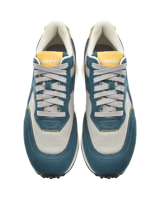 Diadora Blue Race Suede Sw Trainers for men