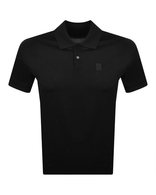 Belstaff Black Steel Polo T Shirt for men