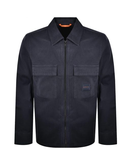 Boss Blue Boss Lovel Full Zip Overshirt for men