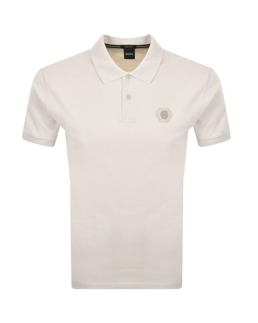 Boss White Boss Future Polo T Shirt Open for men
