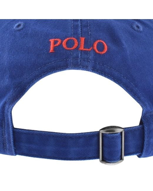 Ralph Lauren Blue Classic Baseball Cap for men
