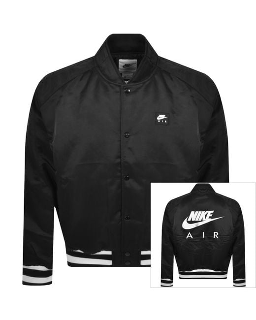 Nike Black Varsity Jacket for men