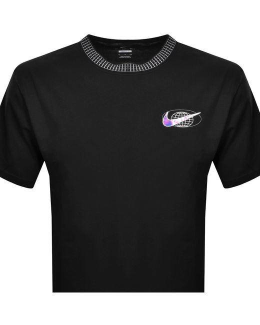 Nike Black Logo T Shirt for men