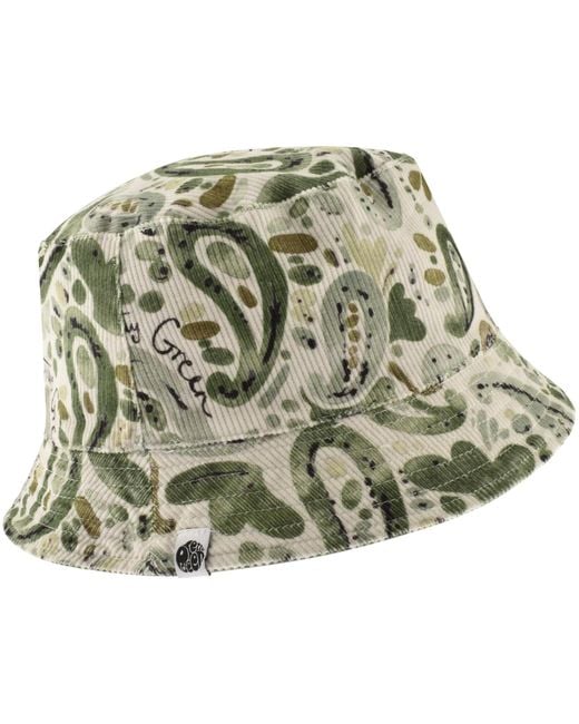 Pretty Green Green Reversible Bucket Hat for men
