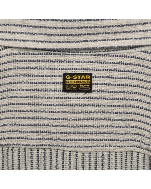 G-Star Gray G-Star Pocket Short Sleeve Shirt for men
