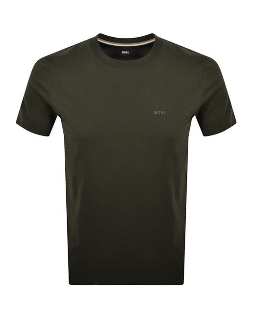 BOSS BUSINESS Green Boss Thompson 01 T Shirt for men