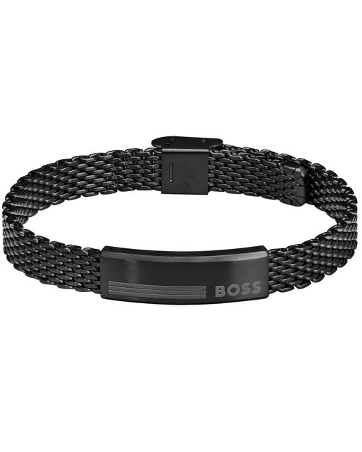BOSS BUSINESS Black Boss Alen Ip Bracelet for men
